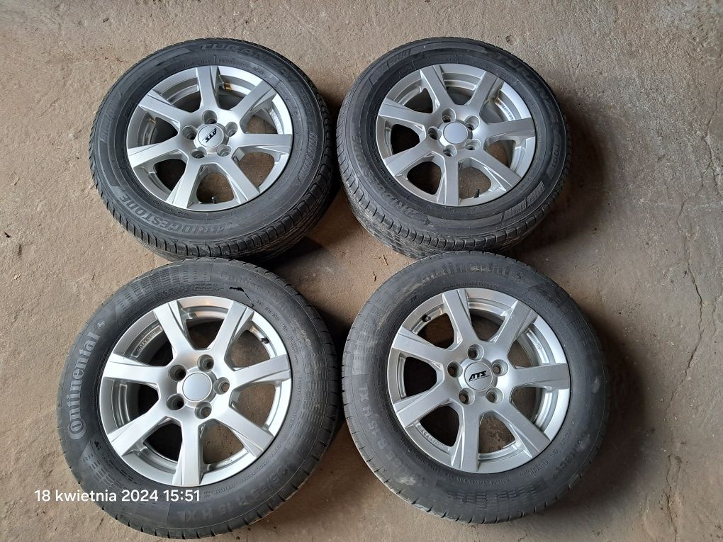 Koła Felg VW Audi Seat Skodai 15 5x112 opony 195/65R15