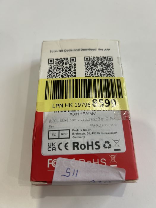 Bezprzewodowy termometr/higrometr na Bluetooth 5.0 sensorblue 2szt 115