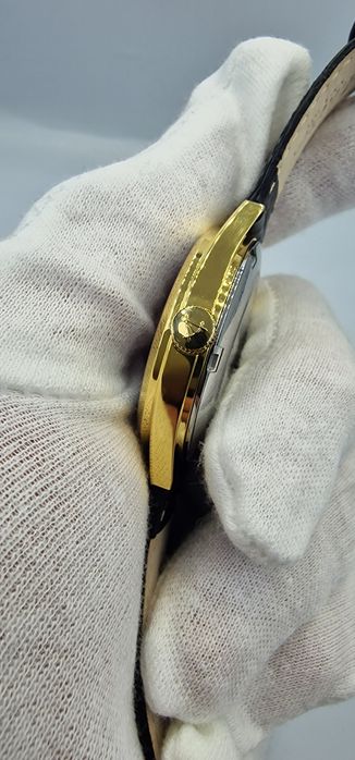 Atlantic Worldmaster Art Deco Automatic - szafir, skóra - Gold + Red