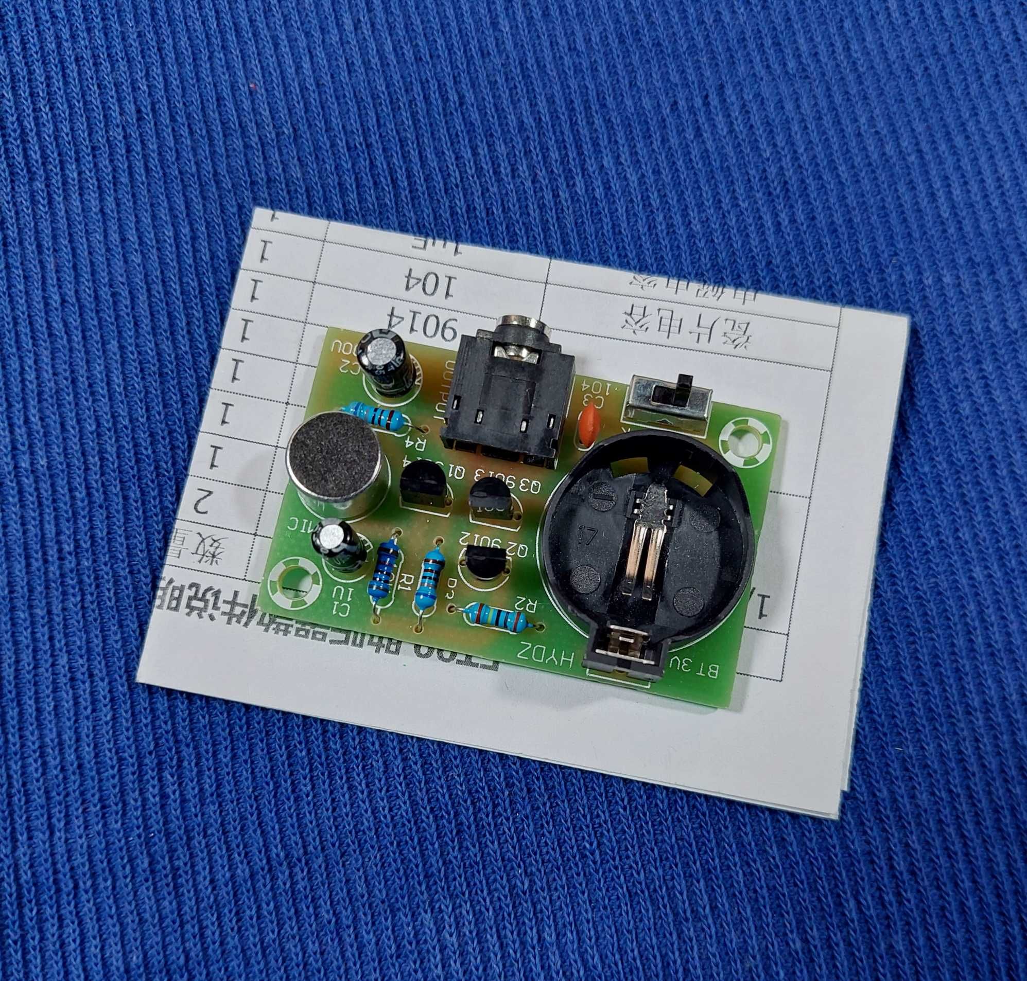 Проводной аудио микрофон - прослушка жучок, выход на mini-jack 3,5 мм