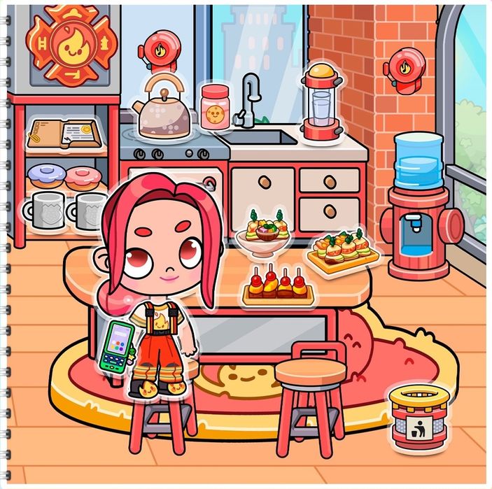 Аватар "Пожежна частина та Поліція" альбом на липучках.