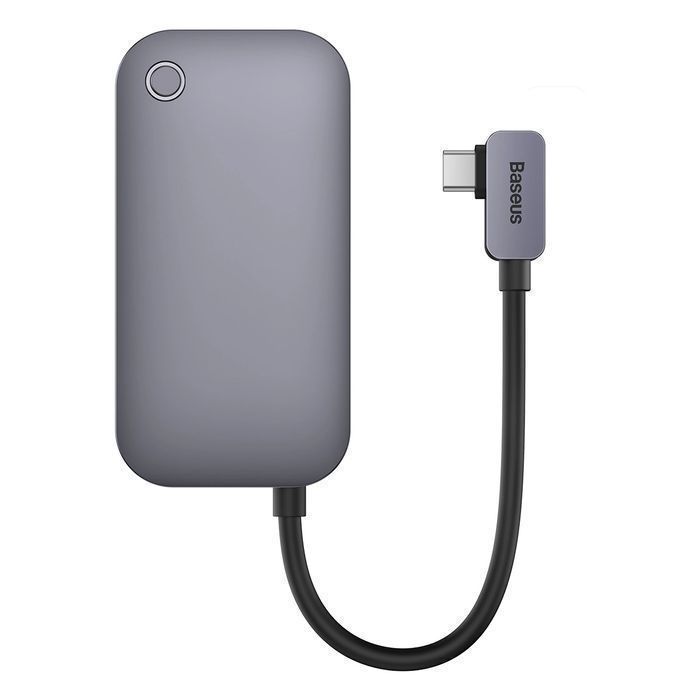 HUB USB do tabletu / smartfona 6w1 USB-C Baseus PadJoy - ciemnoszary