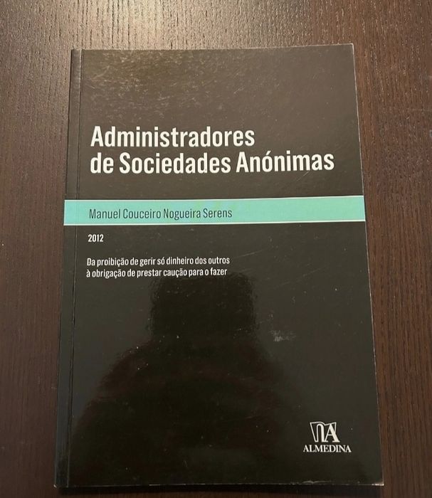 Livro “Administradores de Sociedades Anónimas”