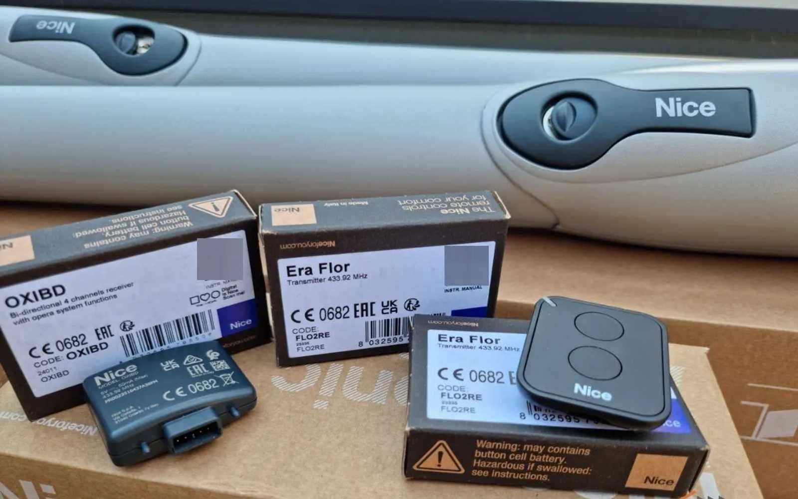 Автоматика для распашных ворот Найс, Приводы на ворота, Nice, Монтаж