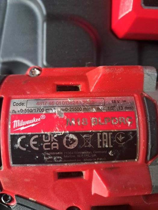 Sprzedam wiertarke udarowa milwaukee 18v