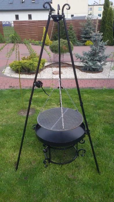 GRILL GRILLE TRÓJNÓG ruszt niklowany, kwasówka, żeliwny, stalowy !!!