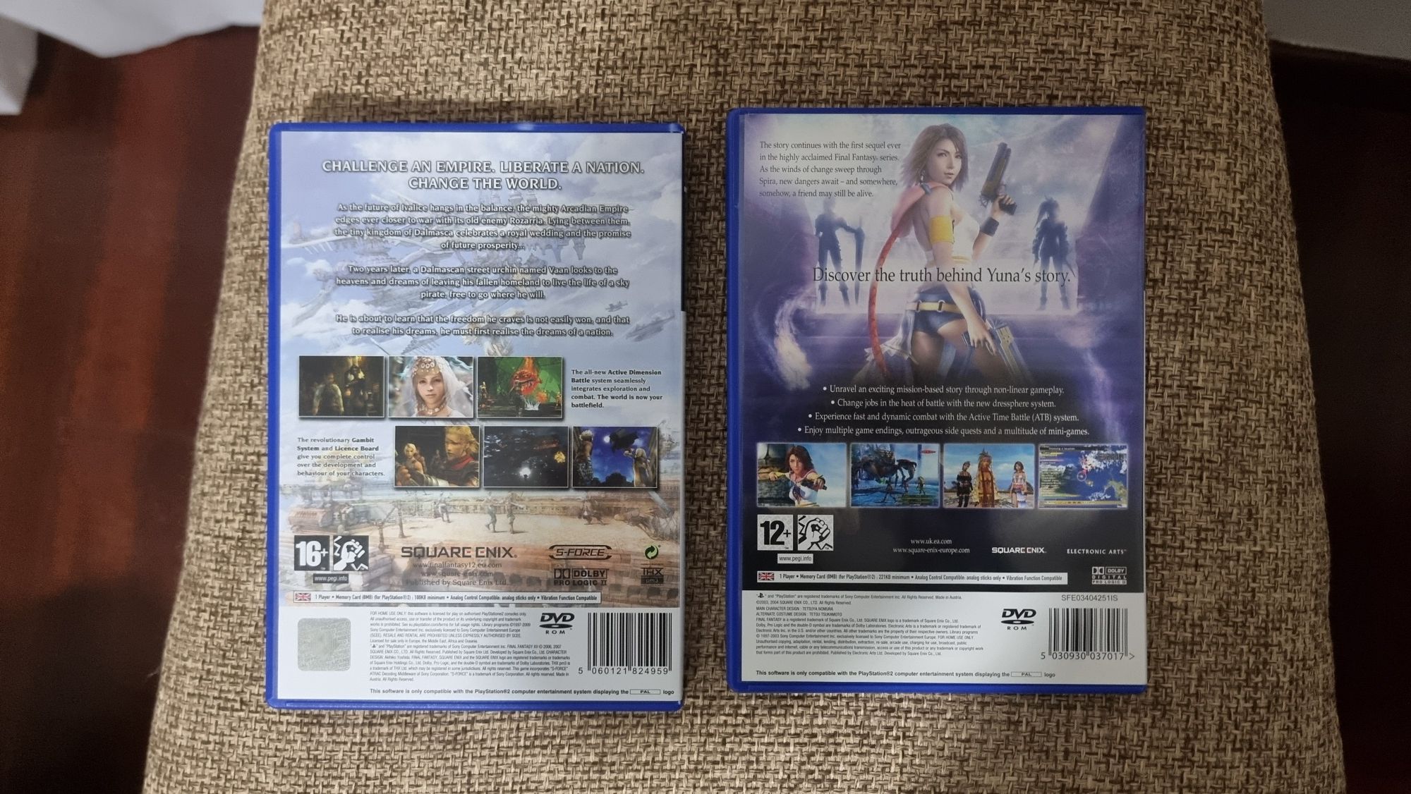 Final fantasy XII e X-2 PS2