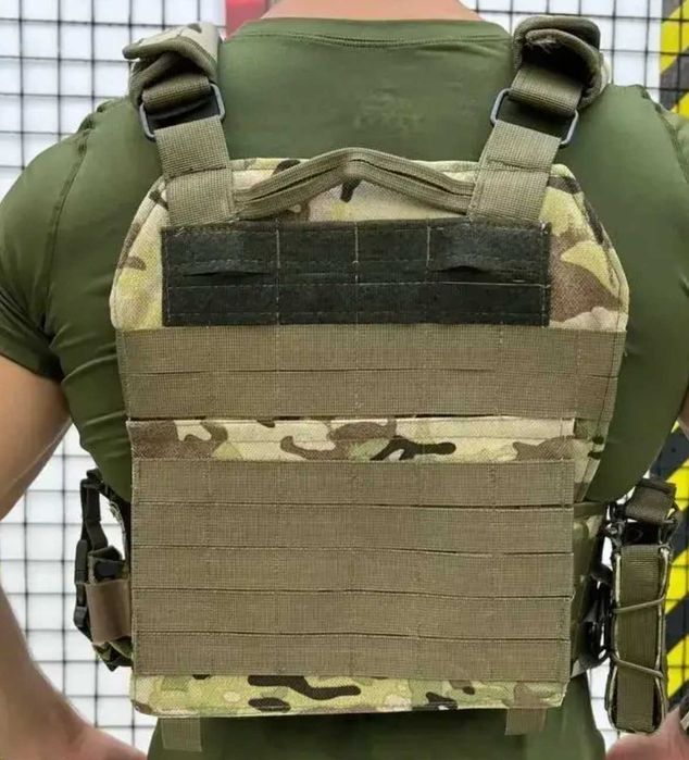 Практичная плитоноска мультик быстрый сброс 4 точки с подсумками