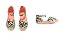 h&m espadryle w panterkę na rzep roz 31 wkł 20cm NOWE