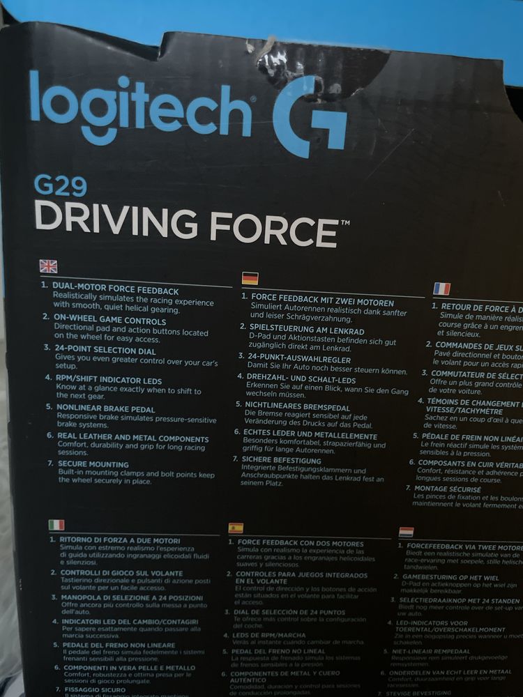 Kierownica na konsole logitech G29 oraz playseat