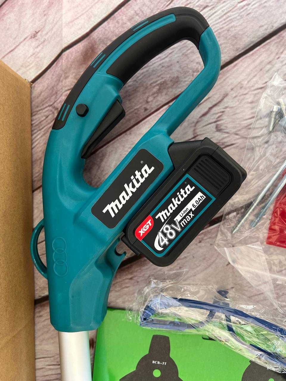 Потужний акумуляторний тример Makita UR2000 48V, 6AH 2 АКБ безщіткова