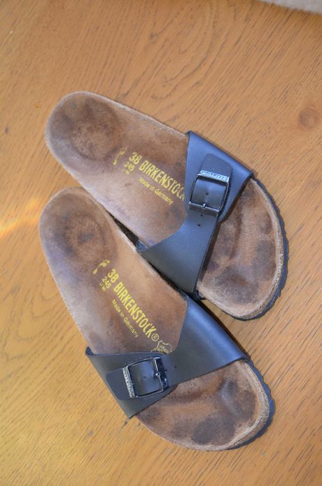 klapki Birkenstock czarne r. 38