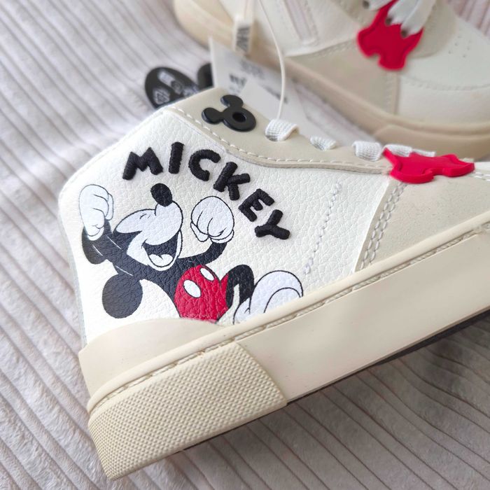 Нові хайтопи Zara Mickey 24 26 27 розмір. Ботинки кросівки зара дісней