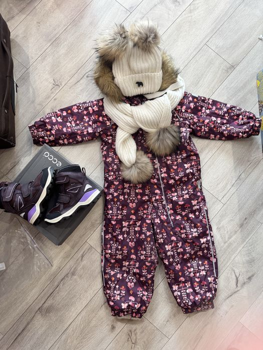 Reima 98+6 комбінезон ботинки Ecco 28