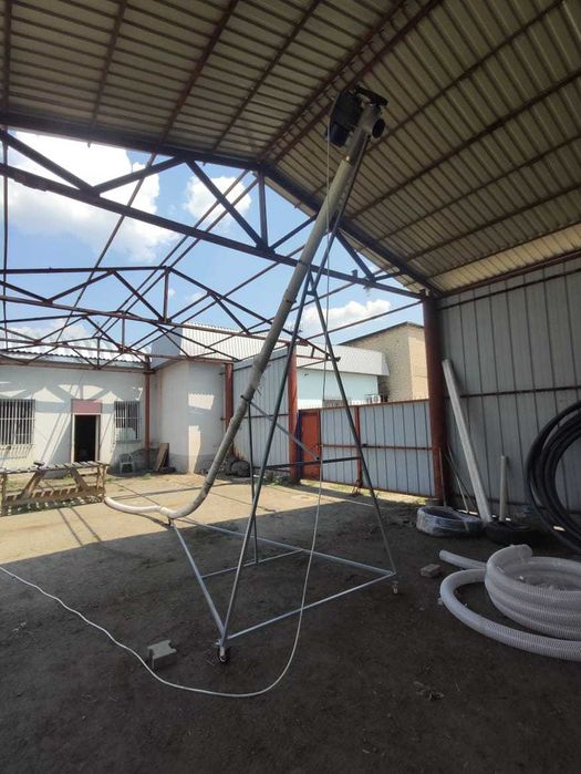 Зернопогрузчик шнек для зерна гнучкий шнековий навантажувач сипких