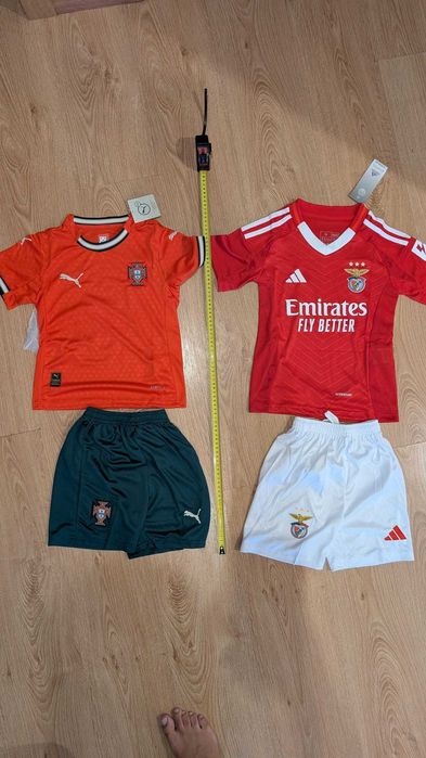 Equipamento seleção e benfica - criança
