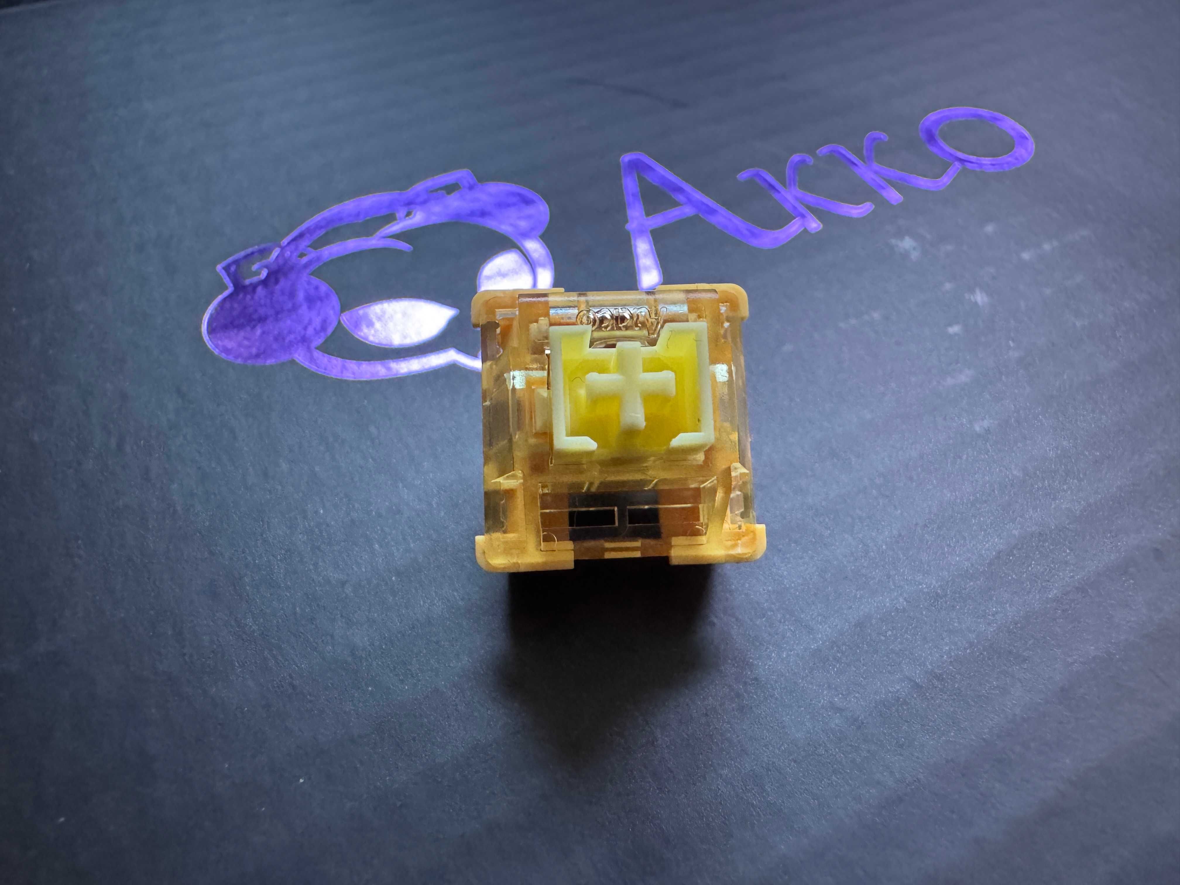 AKKO V3 Cream Yellow Pro Switch PRZEŁĄCZNIKI 88szt mechaniczne
