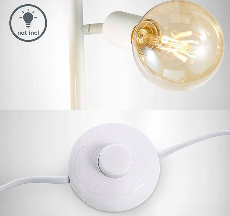 Lampa stołowa stojąca podłogowa 3xs27 ruchome reflektory