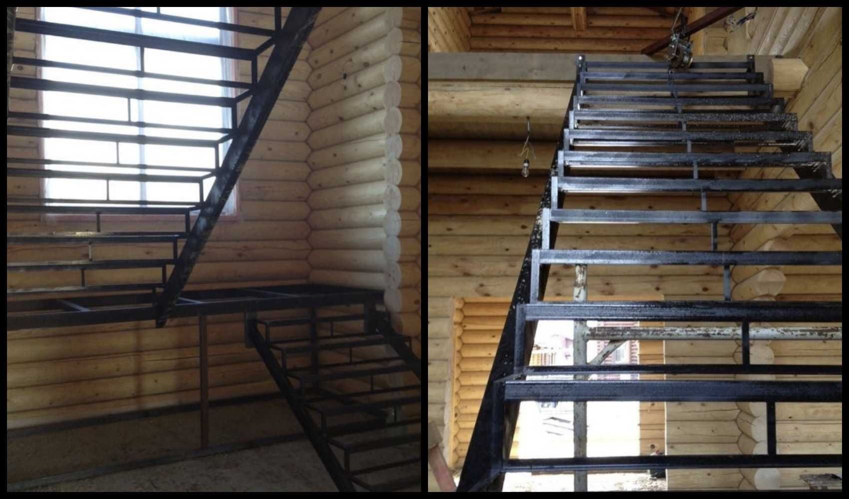 Металлические каркасы для лестниц