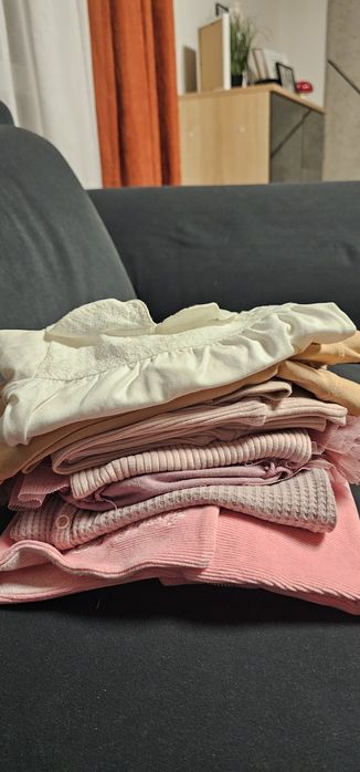 Zestaw ubrań dla dziewczynki rozmiar 62