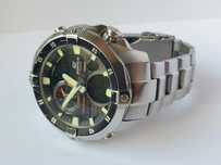Vintage custom Casio Edifice EMA-100 moduł 5299 diver wr100 moonphase