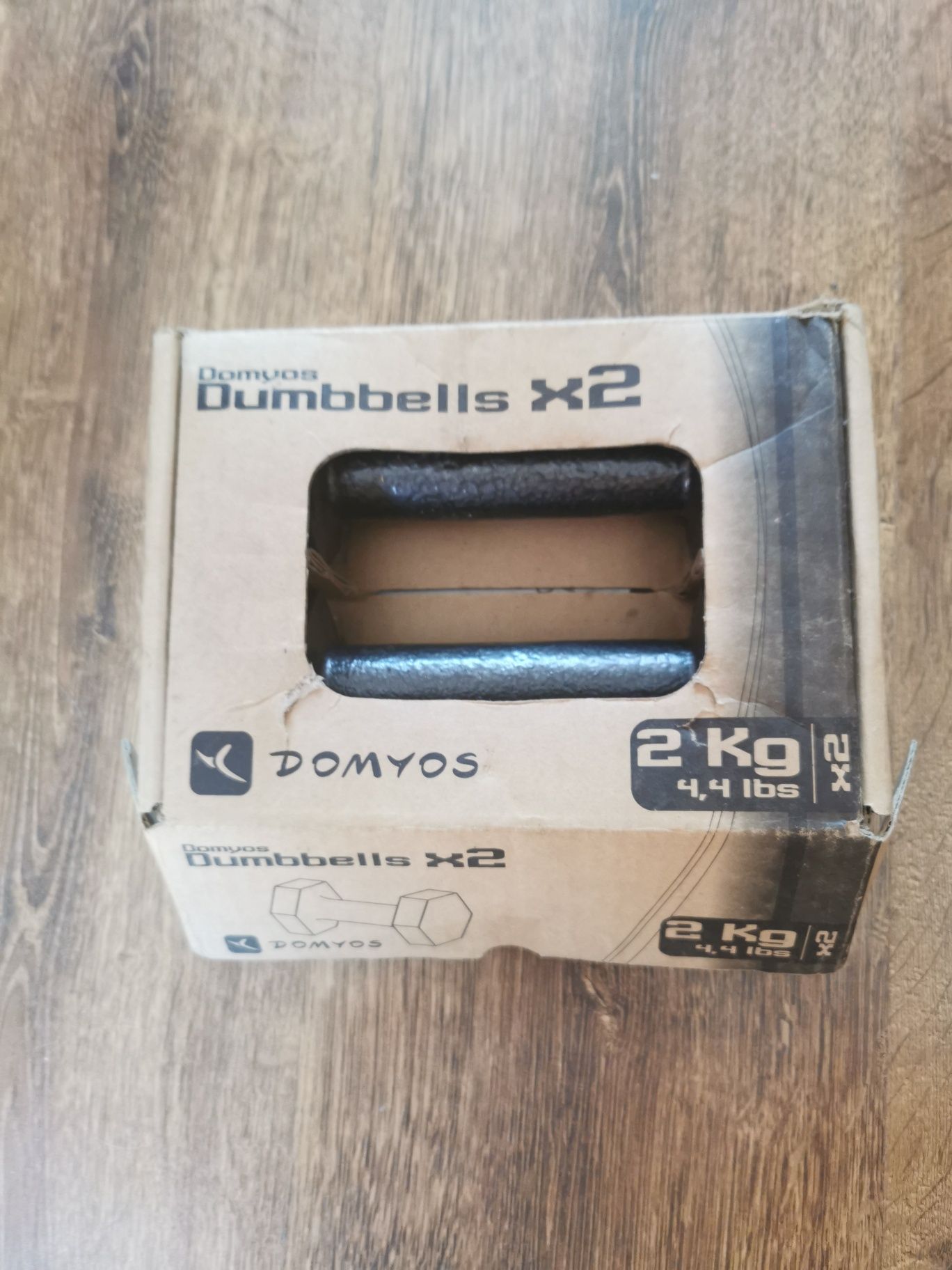 Ciężarki hantle 2x2 kg Domyos