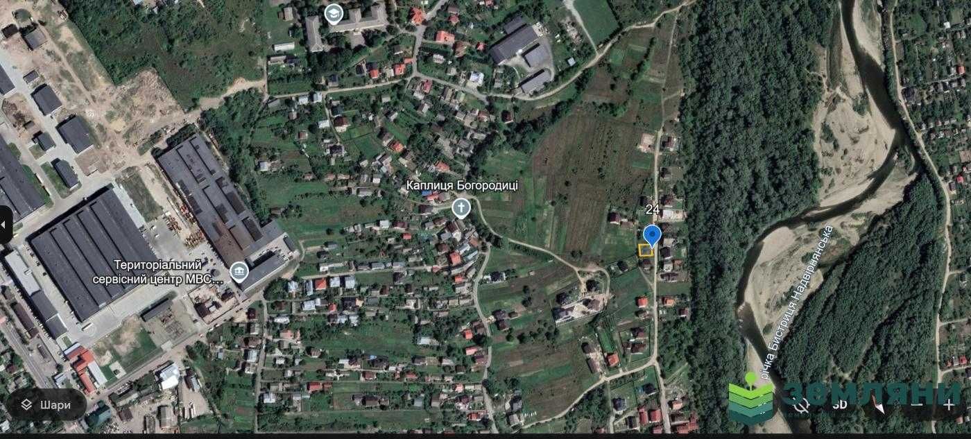 Продається ділянка 4 сот під будівництво в Опришівцях