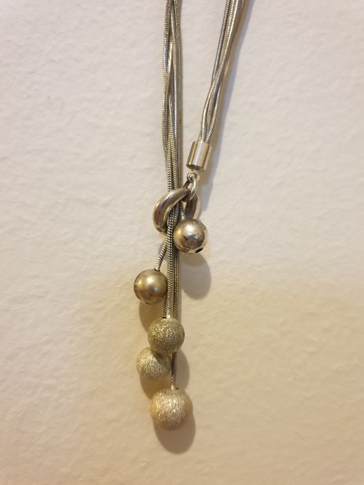 Posrebrzany naszyjnik