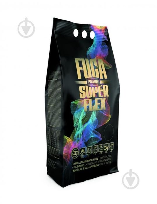 Затирка для плитки Polimin Fuga Super Flex 2 кг сіра
