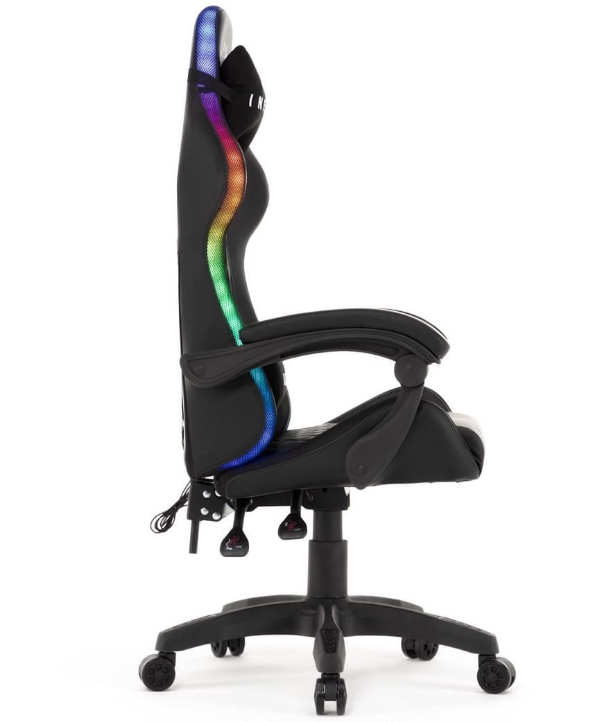 Fotel Biurowy Gamingowy RGB LED