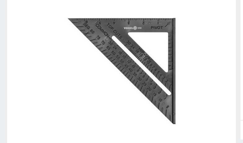 Kątownik Stolarski Budowlany Ciesielski 180mm +GRATIS