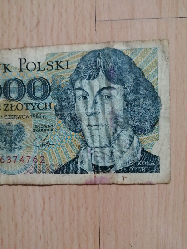 Banknot 1000 złotych z 1982 roku