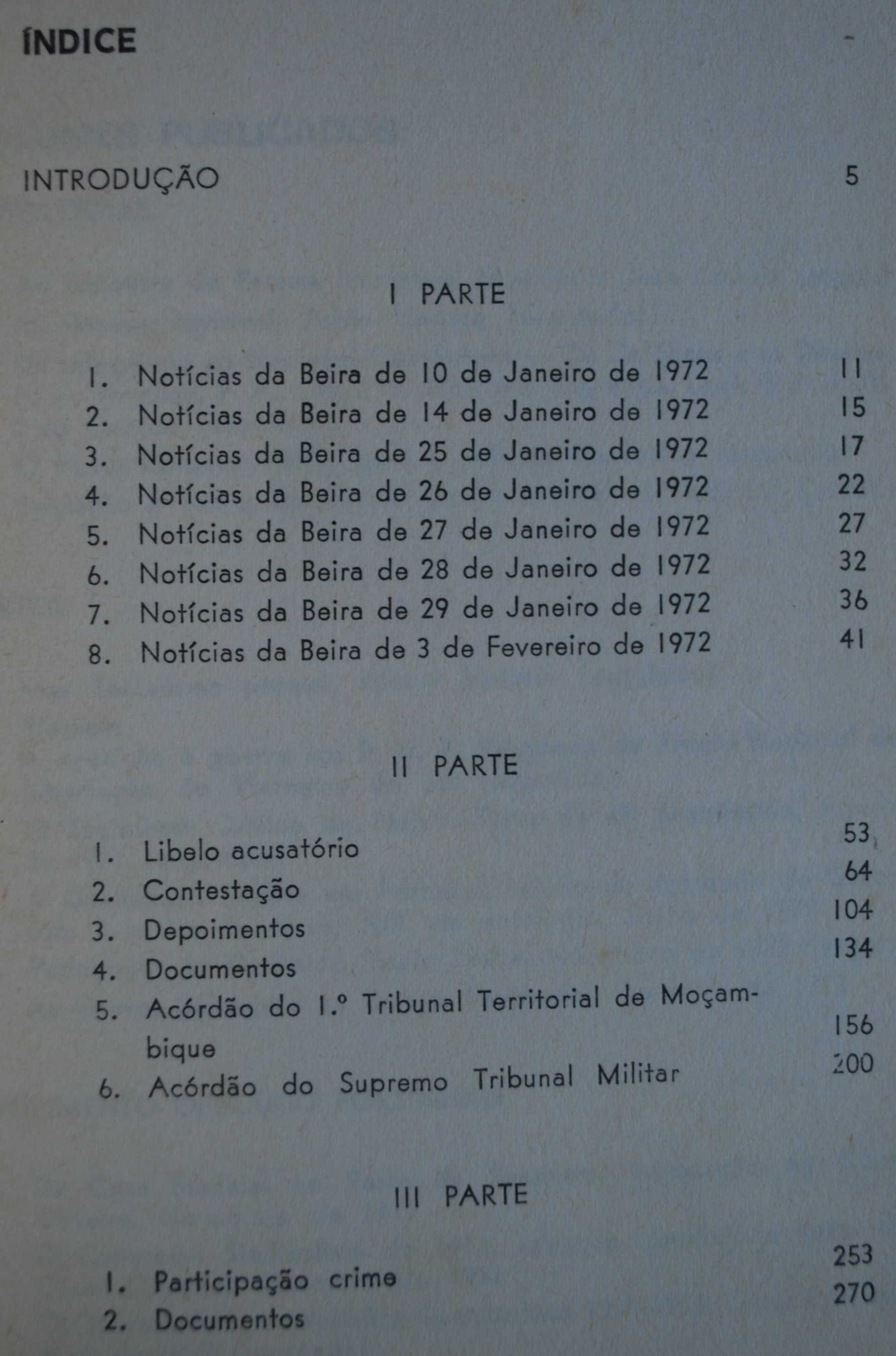 O Julgamento dos Padres do Macúti - 1º Edição 1973