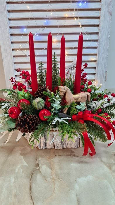 Stroik kompozycja sztuczna na stół