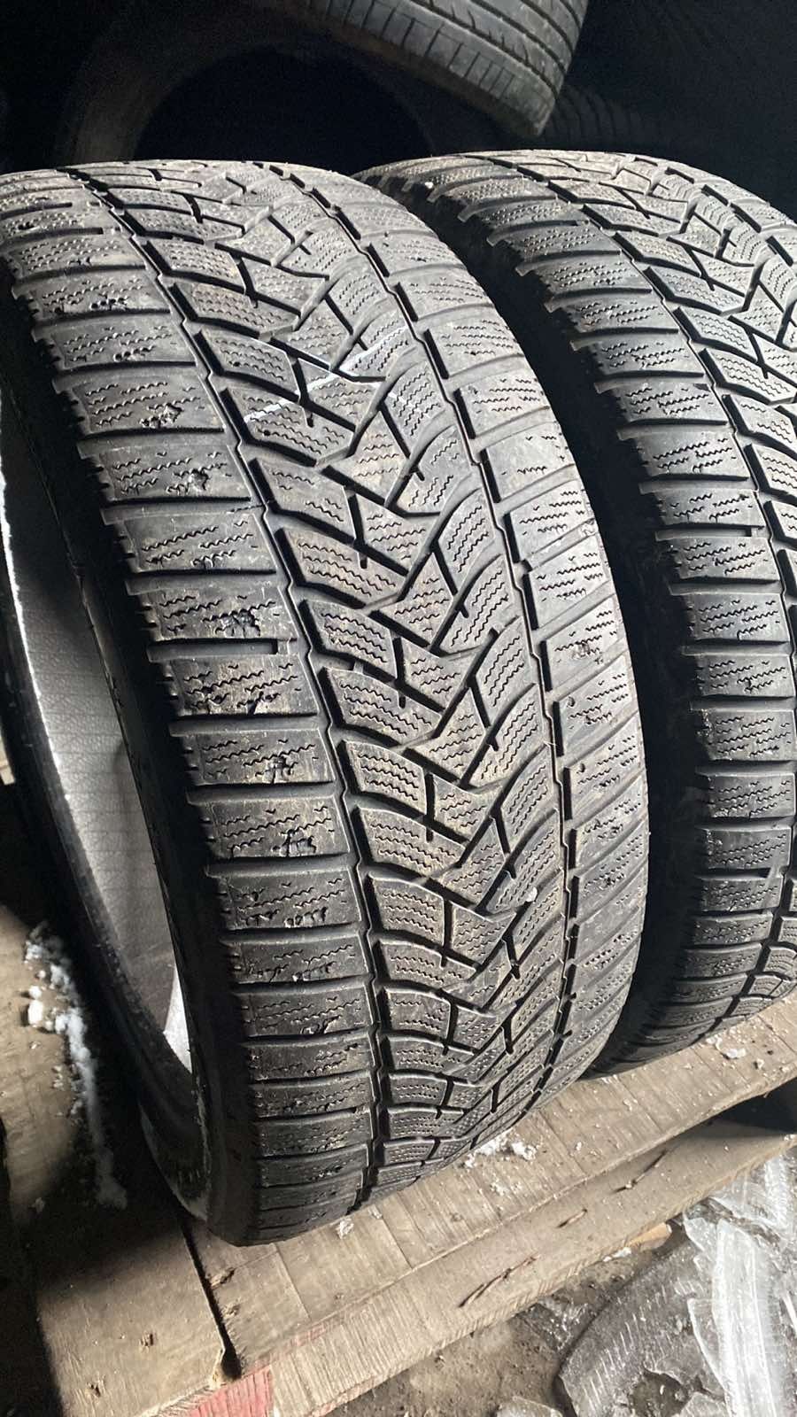 215.45.17 Dunlop 2шт зима шини резина з Европи БВ склад Харків БУ 45