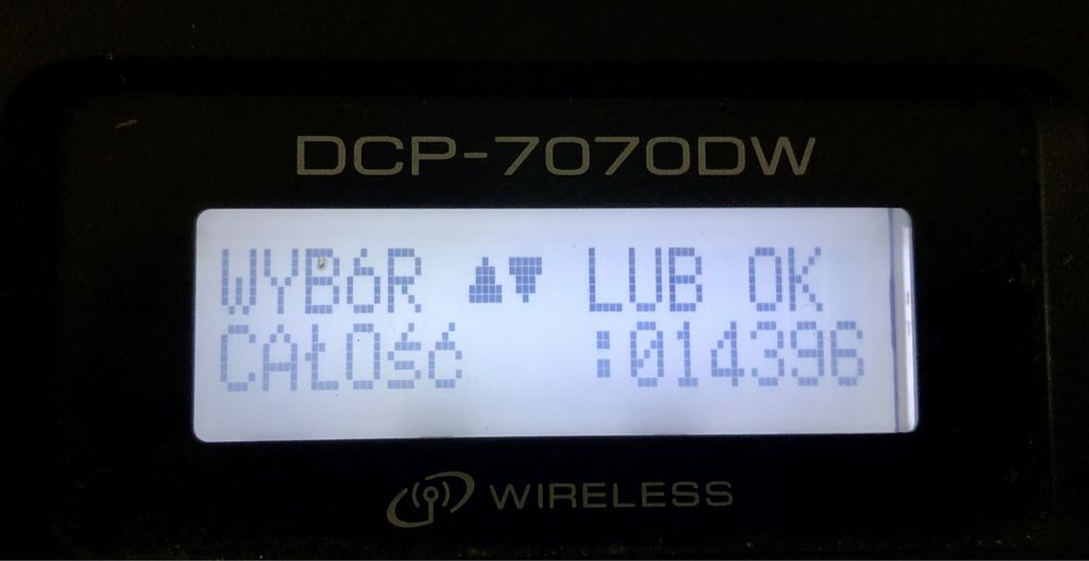 Drukarka Brother DCP-7070DW Urządzenie Wielofunkcyjne stanBARDZO DOBRY