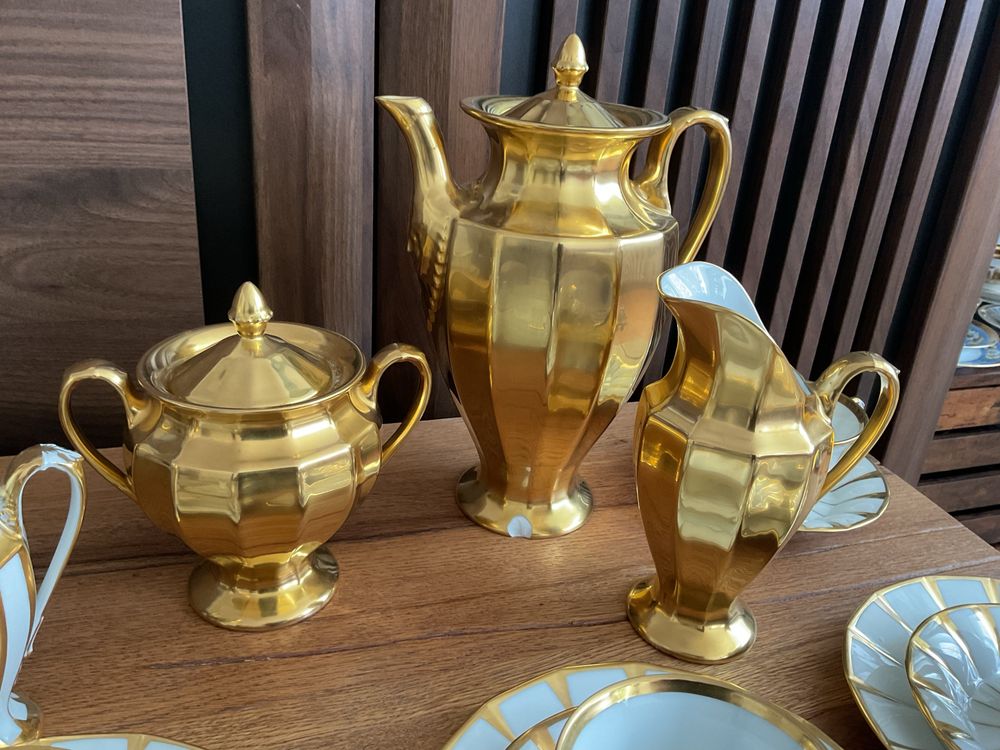 Serwis kawowy porcelana Furstenberg Grecque Athena