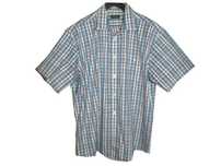 Orvis kratka premium bawełna koszula męska na lato plus size 3XL