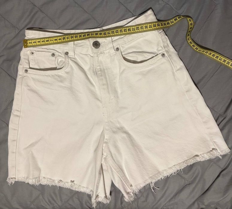 Шорти джинсові білі