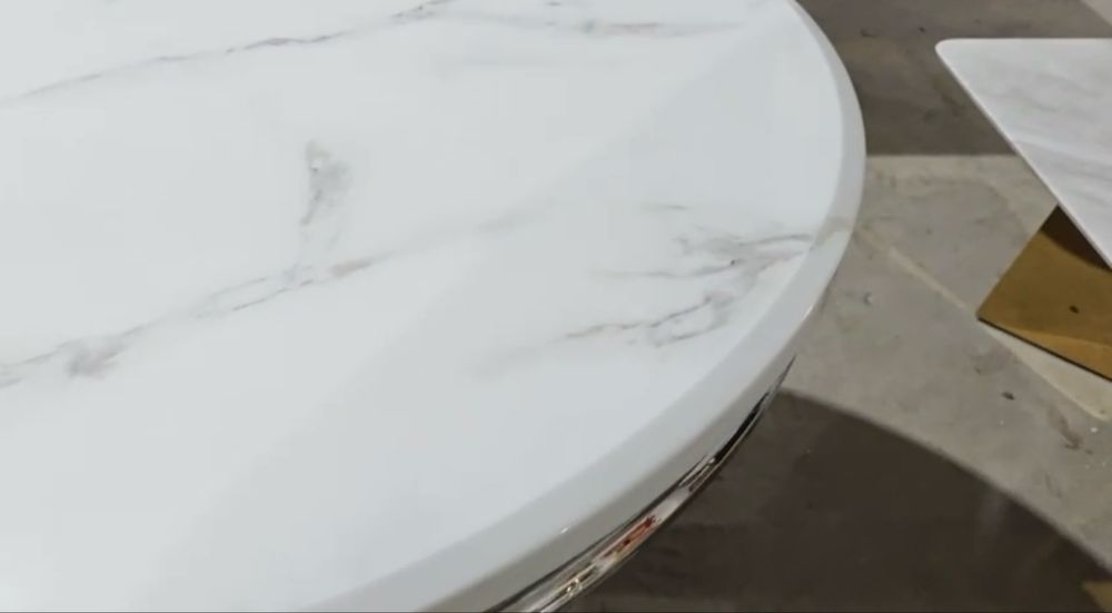 Стіл мармур круглий діаметр 1.30