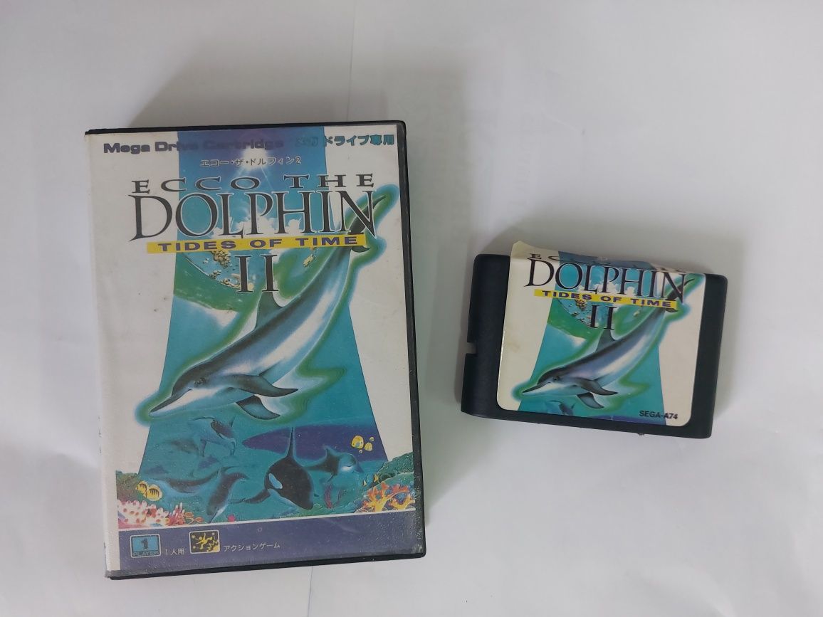 Sega mega drive два картриджі Sonic 3D blast, Ecco tides of time