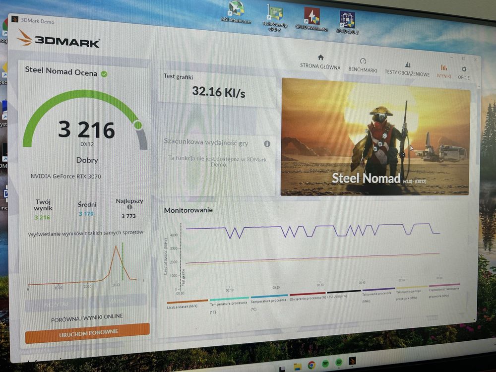 Komputer gamingowy RTX 3070 Wifi + Bluetooth