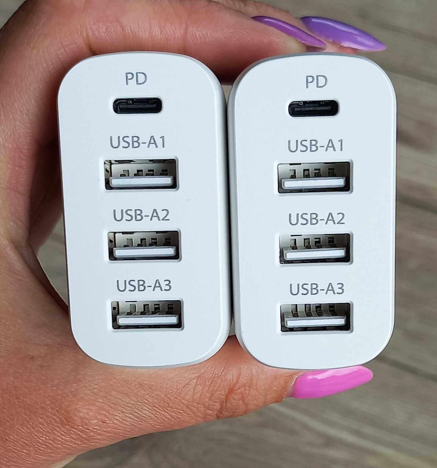 NOWA biała ładowarka sieciowa zasilacz USB CREAPICO 35W 4-portowa
