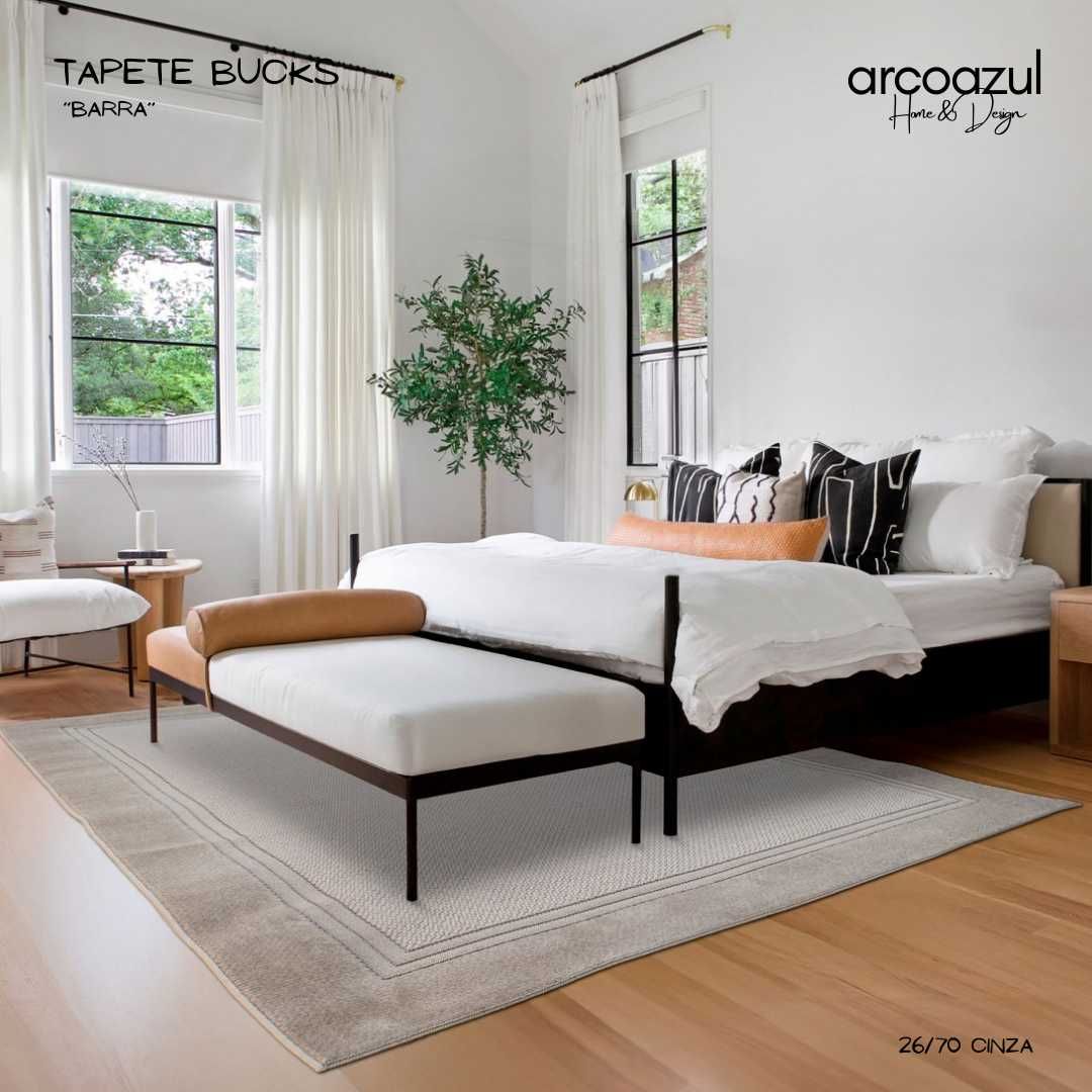 Tapete Bucks Barra - 2 Cores By Arcoazul