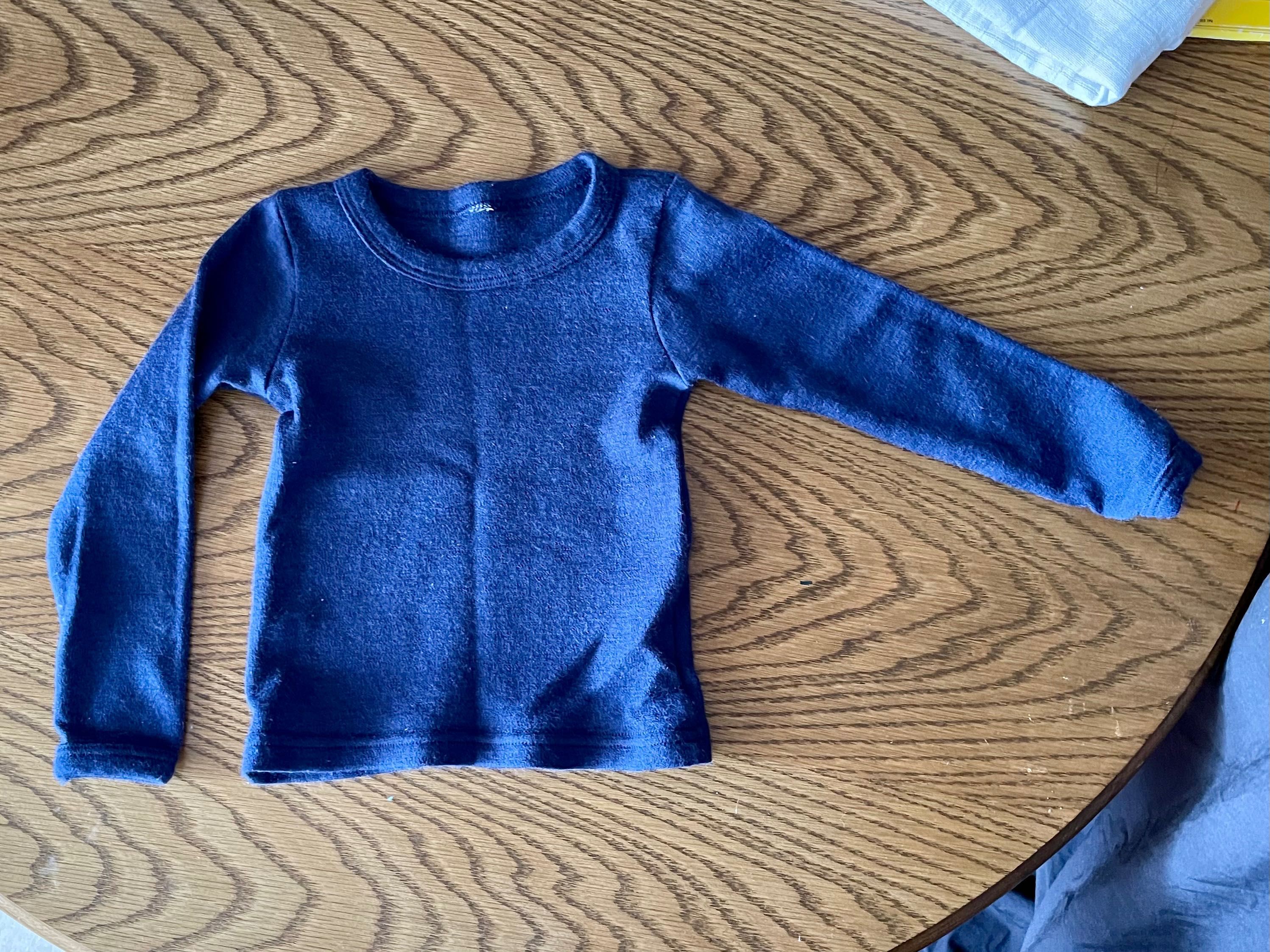 Sweterek z wełny merino rozmiar 74 / 80
