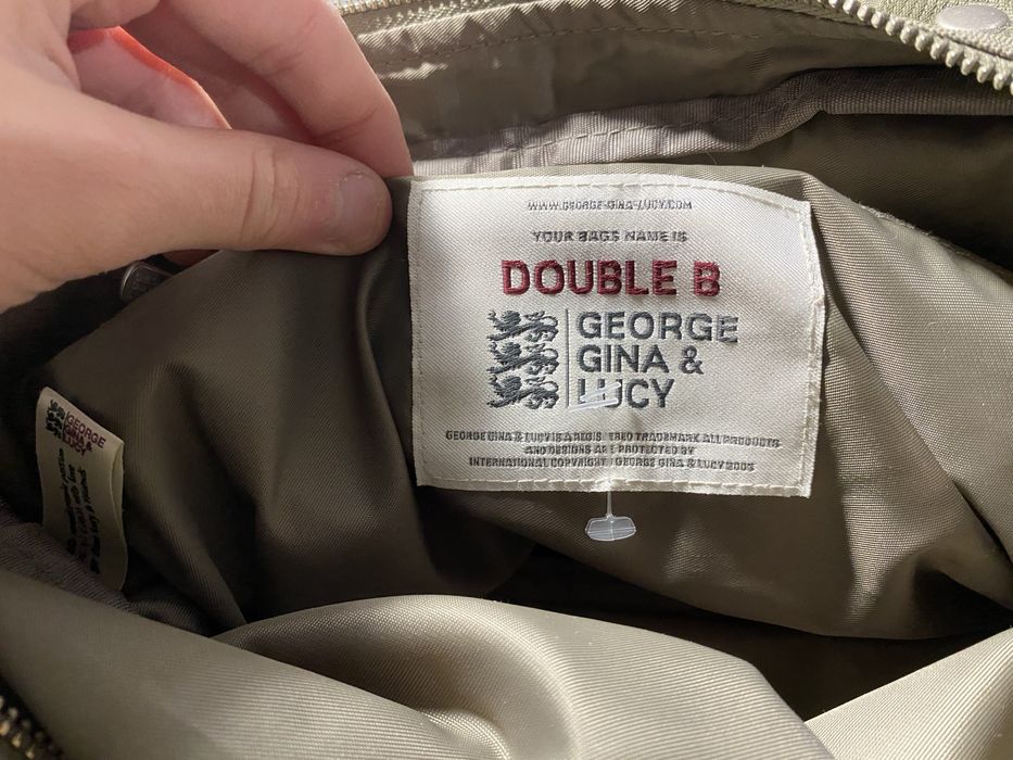 Сумка ggl серо-зеленая