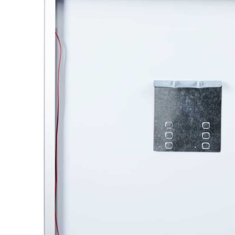 Зеркало Tern настенное, LED кнопочный выключатель, 1200х700 мм Qtap