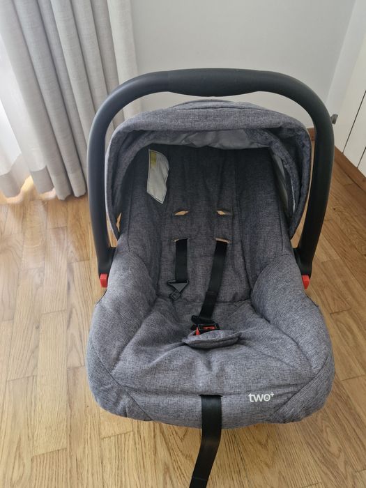 Babycoque ovo assalvo two+_ compatível com automóvel e carrinho