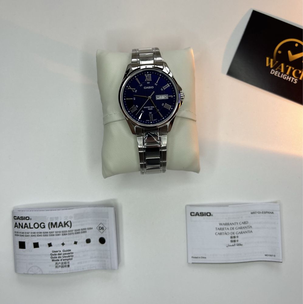Годинник чоловічий Casio MTP-1384d-2a (оригінал)