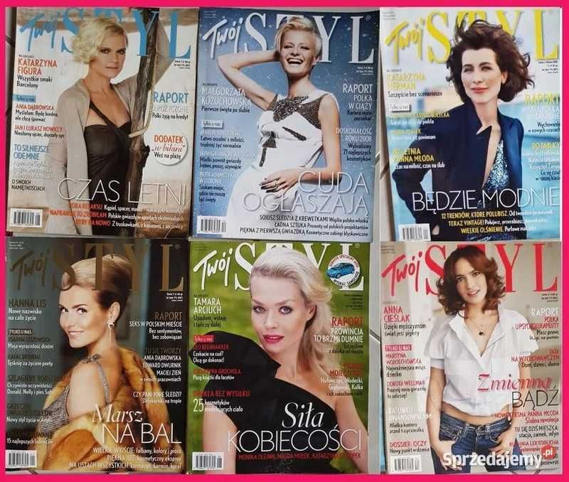 twój styl kolekcja unikat vintage retro prl czasopismo miesięcznik